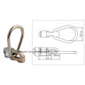 Double Stud Fitting W/Pear Ring, High Quality Metal Hardware Manufacturer